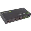 Techly Switch HDMI 3 IN 1 OUT con Telecomando, 4Kx2K, 3D