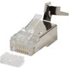 Intellinet Plug Cat.6 / 6A / 7 / 7A RJ45 Schermato per Cavo Rigido/Flessibile