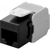 Goobay Frutto Keystone Intellinet RJ45 Cat6A UTP 500MHz Nero