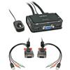 Lindy Switch Kvm Lindy 42342 compact Usb audio Vga con 2 porte Usb