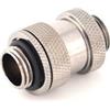 BITSPOWER Adattatore watercooling Bitspower Aquapipe II 1/4" regolabile 22-31mm Argento lucido