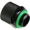 Bitspower Collegamento 1/4 pollice su 11/8mm Nero opaco