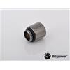 BITSPOWER Adattatore Bitspower G1/4" su G1/4" 15mm Nero