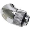 BITSPOWER Angolo Bitspower 1/4 su IG 1/4" orientabile Argento
