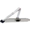 Piastra slot Startech 16'' da seriale maschio 9 pin a header scheda madre 10 pin [PLATE9M16]