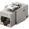 Goobay Frutto Keystone RJ45 F/F Cat6 STP Schermato 250MHz SNAP-IN