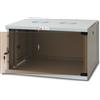 Techly Armadio Rack Techly 19'' a Muro 6U prof. 450 Grigio Assemblato