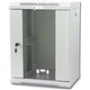 Techly Armadio Rack Techly 10'' a muro 9 unitÃ con pannelli asportabili Grigio