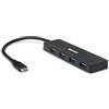 Hamlet Hub Usb Hamlet usb-c 3.1 4 Nero [XHUB4031TC]