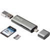 Pny Card reader Pny Usb-C / Usb-A [R-TC-UA-3N1E01-RB]