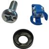 Oem Kit viti Oem 50 Dadi/50 Rondelle per Montaggio Rack Silver