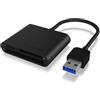 Icybox Card Reader IcyBox USB 3.0 a 3xCard CF,SD,microSD [IB-CR301-U3]