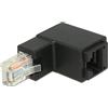Delock Adattatore Delock RJ45 angolato -> RJ45 Cat.6 UTP M/F [86424]