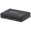 Manhattan Splitter Hdmi Manhattan 4K 2-Port 4K 30Hz alimentazione AC nero [207669]