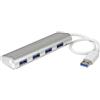 Hub usb Startech 4x SuperSpeed USB 3.0 argento [ST43004UA]