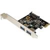 Scheda Pci Express Startech controller USB SuperSpeed 3.0 PCIe a 2 porte con alimentazione SATA - Adattatore USB - PCIe - USB 3.0 x 2 - per P/N: USB3S2ESATA3 [PEXUSB3S23]