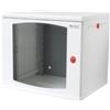 Techly Armadio Rack Techly 19'' a muro 16U sezione unica prof. 500mm bianco