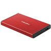 NATEC Box Hard Disk 2.5 Natec NKZ-1279 Alluminio Rosso [NKZ-1279]