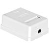 A-LAN Presa a muro Alantec RJ45 cat.5e UTP Bianco [GN001]