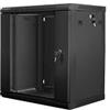 Lanberg Armadio Rack Lanberg a muro WF01-6412-10B (12U 635 mm / 600 mm / 450 mm Glass 19'' nero) [WF01-6412-10B]