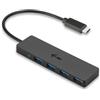 iTec Hub usb iTec 4 porte USB 3.0 nero [C31HUB404]