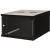 Link Armadio Rack a muro Link 19" 6U 350x540x600mm nero con porta in vetro [LK1907U66N]