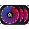 Chieftec Set ventola 120x120 Chieftec Tornado RGB 3pz Nero [CF-3012-RGB]