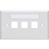 LEVITON Placca Leviton a 3 Porte Bianca [42070-3WS]