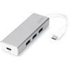 Digitus Hub usb Digitus usb-c 3.0 110x12x34mm Argento [DA-70242-1]