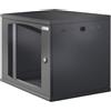 Techly Armadio Rack 19'' a muro Techly 6U sezione unica P 500mm Porta Grigliata Nero