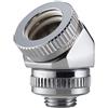 Phanteks Raccordo rotante watercooling Phanteks per tubo rigido 45 gradi 1/4 16mm Argento