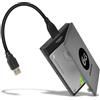 AXAGON Adattatore HDD esterno Axagon USB3.0-SATA 6G UASP Nero/Grigio [ADSA-1S6]