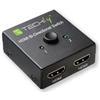 Techly Switch HDMI Techly 2 porte Bidirezionale 4K 60Hz