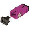 Oem Adattatore Oem a Bussola Keystone SC Simplex Multimodale OM4 Fucsia