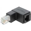 Delock Adattatore Delock RJ45 Cat.6 UTP Nero [86423]