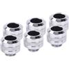 ALPHACOOL Raccordi watercooling Alphacool G1/4 13mm 6pz Argento [17474]
