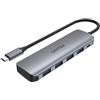 Unitek Hub usb Unitek H1107A USB-C 4XUSB 3.1 GEN1 MICROUSB [H1107A]