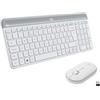 Logitech Kit tastiera e mouse Logitech MK470 Slim RF Wireless Bianco [920-009197]