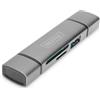 Digitus Lettore per schede di memoria DIGITUS Dual Card Reader USBC USB 3.0, OTGCombo [DA-70886]