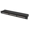Lanberg Pannello patch Lanberg 24 posti 1U cat.6A FTP nero