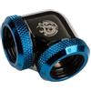 BITSPOWER Raccordo watercooling Bitpower da 90 Gradi- nero lucido/blu