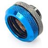 BITSPOWER Raccordo watercooling Bitspower Multi-Link G1/4 Pollici AG 16mm AD nero lucido / blu