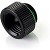 BITSPOWER Raccordo watercooling Bitspower Touchaqua G1/4 Pollici AG per G1/4 pollici IG - 2er Pacco, 10mm, nero