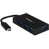 Startech.com Hub usb StarTech USB 3.0 a 4 porte - Perno e Concentratore USB-C[HB30C4AFS]