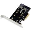 Conceptronic Scheda pci Conceptronic M.2 SSD PCIe SATA AHCI NVMe [EMRICK04B]