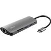 Trust Hub usb usb-c Trust Dalyx 7-in-1 USB-C in Alluminio