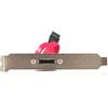Startech.com Adattatore Startech Sata 1porta 0.3m [ESATAPLATE1]