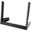 Startech.com Rack per server Startech.com 8U con 2-post a telaio aperto Nero [RK8OD]