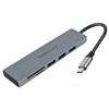 Mediacom Hub Usb-C Mediacom MD-C302 3 porte USB 3/cardreade