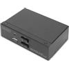 Digitus Switch KVM Digitus 2-porte single-display 4K HDMI Nero [DIG]